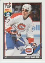 1991 O-Pee-Chee OPC Base Set #209 John LeClair