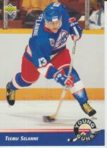 1992 Upper Deck Base Set #574 Teemu Selanne