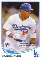 2013 Topps Update #US330 Yasiel Puig