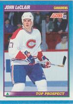 1991 Score Canadian (English) #343 John LeClair