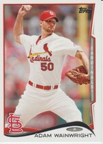 2014 Topps Base Set Series 2 #375 Adam Wainwright