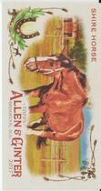 2017 Topps Allen & Ginter Mini Horse in the Race #HR-14 Shire Horse