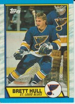 1989 Topps Base Set #186 Brett Hull