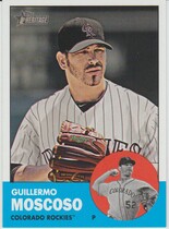 2012 Topps Heritage #339 Guillermo Moscoso