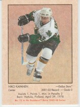 2002 Parkhurst Retro Minis #75 Niko Kapanen