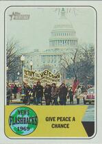 2018 Topps Heritage News Flashbacks #NF-13 Vietnam War Protest March On Washington