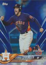 2018 Topps Opening Day Blue Foil #48 George Springer