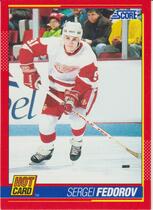 1991 Score Hot Cards #4 Sergei Fedorov