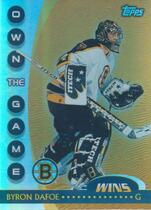 2002 Topps Own The Game #OTG19 Byron DaFoe