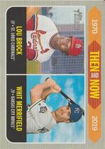 2019 Topps Heritage Then and Now #TN-11 Lou Brock|Whit Merrifield