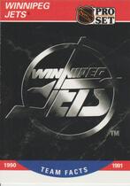 1990 Pro Set Base Set #586 Winnipeg Jets Logo