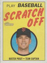 2019 Topps Heritage 1970 Topps Scratch-Off #11 Buster Posey