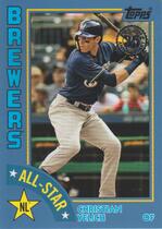 2019 Topps 1984 Topps All-Stars Blue #84AS-CY Christian Yelich