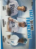 2019 Topps Faces of the Franchise Trios Blue #FOF-30 Blake Snell|Evan Longoria|Fred Mcgriff