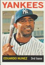 2013 Topps Heritage #422 Eduardo Nunez