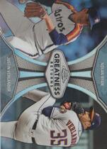 2019 Topps Chrome Greatness Returns #GRE-2 Nolan Ryan|Justin Verlander