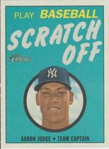 2019 Topps Heritage High Number 1970 Topps Scratch Off #30 Aaron Judge