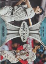 2019 Topps Greatness Returns #GR-7 Mookie Betts|Ted Williams