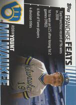 2019 Topps Franchise Feats Blue #FF-16 Robin Yount