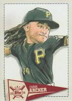 2019 Topps Big League Star Caricature Reproduction #SCR-CA Chris Archer