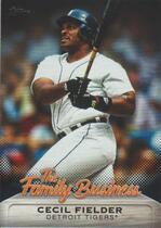 2019 Topps Update The Family Business Black #FB-9 Cecil Fielder