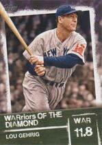 2020 Topps WARriors of the Diamond #WOD-8 Lou Gehrig