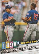 2020 Topps Decades Best Series 2 #DB-72 Montreal Expos