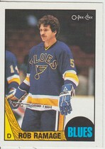 1987 O-Pee-Chee OPC Base Set #160 Rob Ramage