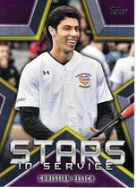 2021 Topps Stars in Service #SIS-1 Christian Yelich