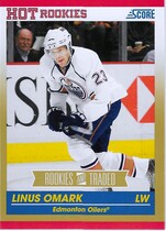 2010 Score Rookies & Traded Gold #607 Linus Omark