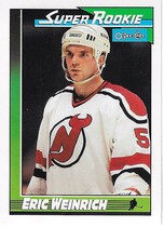 1991 O-Pee-Chee OPC Base Set #10 Eric Weinrich