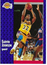 1991 Fleer Base Set #100 Magic Johnson