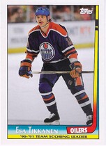 1991 Topps Team Scoring Leaders #6 Esa Tikkanen