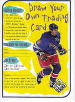 1998 Upper Deck Choice Draw Your Own Trading Card #DW1 Wayne Gretzky