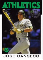 2021 Topps 1986 Topps 35th Anniversary Series 2 #86B-22 Jose Canseco