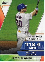2021 Topps Significant Statistics #SS-1 Pete Alonso
