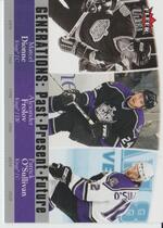2007 Ultra Generations #G4 Alexander Frolov|Marcel Dionne|Patrick O'Sullivan
