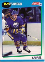1991 Score Canadian (English) #454 Mike Hartman