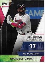 2021 Topps Significant Statistics #SS-15 Marcell Ozuna