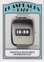 2021 Topps Heritage News Flashbacks #NF-DWI Digital Watches Introduced