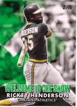 2022 Topps Welcome to the Show #WTTS-46 Rickey Henderson