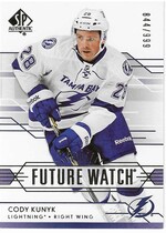 2014 SP Authentic #259 Cody Kunyk