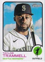 2022 Topps Heritage #447 Taylor Trammell