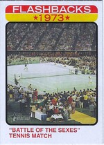 2022 Topps Heritage News Flashbacks #NF-14 Battle Of The Sexes Match