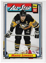 1992 Topps Base Set #265 All Star: Lemieux