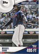 2022 Topps Significant Statistics #SS-5 Miguel Sano