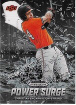 2021 Panini Prizm Draft Picks Power Surge #12 Christian Encarnacion-Strand