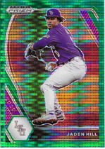 2021 Panini Prizm Draft Picks Green Pulsar Prizm #PDP44 Jaden Hill