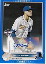 2022 Topps Pro Debut Autos Blue #PD-57 Curtis Mead