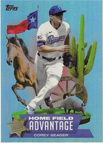 2022 Topps Update Home Field Advantage #HA-29 Corey Seager